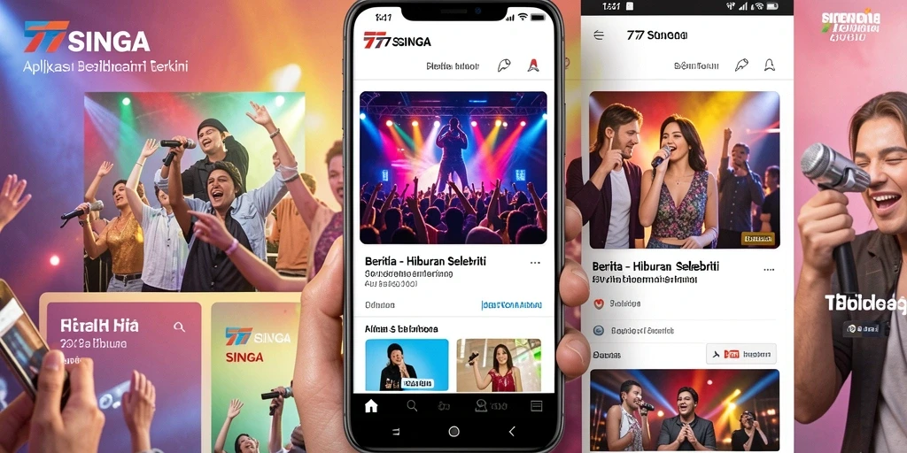 Antarmuka sederhana dan menarik dari aplikasi 77SINGA.
