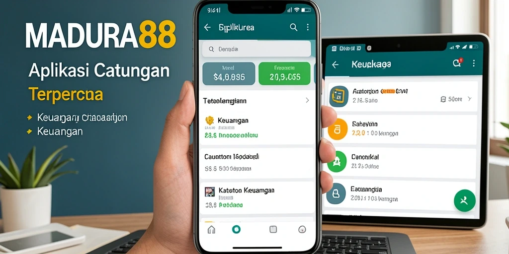 Tampilan antarmuka MADURA88 yang mudah digunakan untuk Catatan Keuangan.